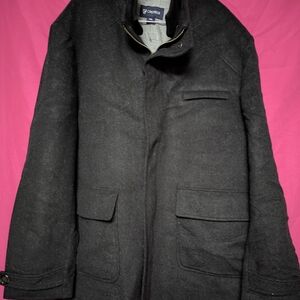 Daniel Cremieux Mens Black Winter Coat Size XXL